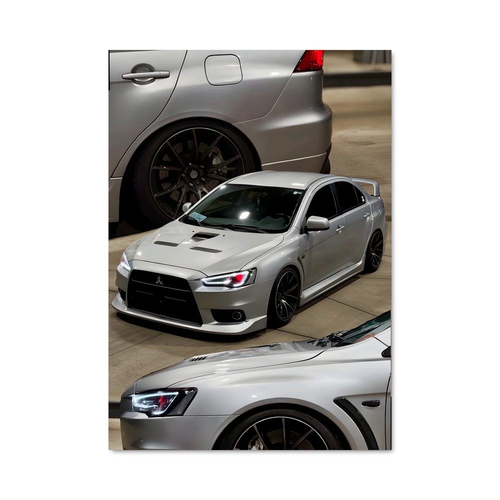 Poster Lancer Evolution X éblouissant